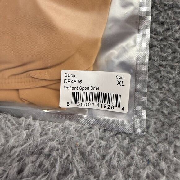 Todd Sanfield Brief Underwear mens XL Tan Buck Defiant Sport Micro DE4616 NEW - Picture 5 of 7